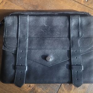 Black Leather Men's Bag